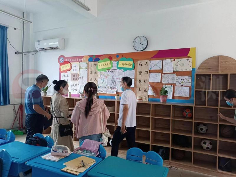 洛阳市瀍河区-幼儿园书包柜验收2